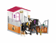 Schleich Horse Club Box na koně s Tori a princeznou, hrací figurka