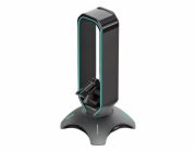 LC Power LC-HUB-HEAD-BUNGEE USB 3.0 Hub, Headphone Holder