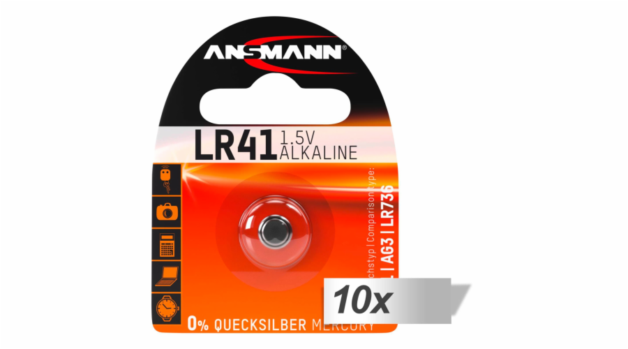 10x1 Ansmann LR 41