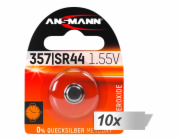 10x1 Ansmann 357 Silveroxid SR44