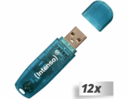 12x1 Intenso Rainbow Line    4GB USB Stick 2.0