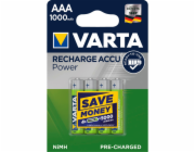 10x4 Varta Rechargeable Accu NiMh 1000 mAh Micro VPE Innenk.