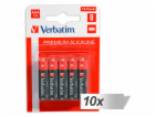10x10 Verbatim Alkaline Batterie Micro AAA LR 03         ...