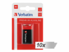 10x1 Verbatim Alkaline Batterie 9V-Block 6 LR 61         ...