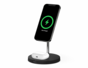 Belkin Boost Charge Pro 2-in-1 Wireless Charger with Magsafe 15W - Black
