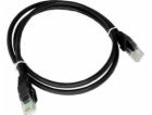 Patch-cord U/UTP cat.6 PVC 0.25m black ALANTEC