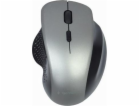GEMBIRD myš MUSW-6B-02, černo-stříbrná, bezdrátová, USB n...