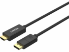 KABEL UNITEK DisplayPort 1.2, HDMI, 4K@60HZ, 1,8M, V1608A