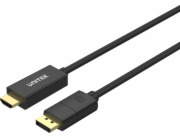 KABEL UNITEK DisplayPort 1.2, HDMI, 4K@60HZ, 1,8M, V1608A
