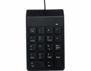GEMBIRD numerická klávesnice KPD-U-03, USB, černá