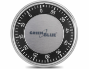 Greenblue 51348 Mechanická kuchyňská minutka Stříbrná