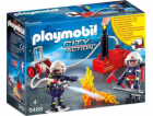 Hasičské auto se žebříkem Playmobil, Hasiči, 89 dílků
