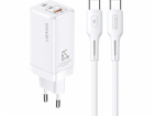 Usams MT nabíječka 1x USB-A 2x USB-C 3A (MTXLOGTC02)