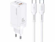 Usams MT nabíječka 1x USB-A 2x USB-C 3A (MTXLOGTC02)