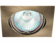 GREELUX Halogenové očko 12V MR16 GU5,3 50W patinovaná mosaz (GXPL033)