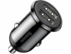 Autonabíječka Baseus Grain Pro 2x USB 4.8A (černá)