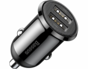 Baseus Gain Pro Univerzální Černá Zapalovač na doutníky Rychlé nabíjení Auto