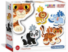 Clementoni Moje první puzzle s divokými zvířaty