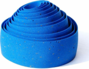 Páska na řídítka na kolo BIKE RIBBON CORK GEL silná 2,5 mm modrá