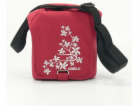 Taška s logem, květinová brašna na fotoaparát, červená