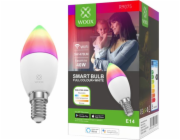 Woox SMART LED WI-FI BAREVNÁ ŽÁROVKA RGBW 5W E14 470LM