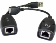 Techly USB kabel USB Extender až 50 m přes síťový kabel RJ45