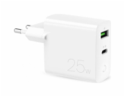 Puro Mini Fast Travel Charger 1x USB-A USB-C 3 A (PUR521WHT)