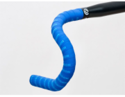 Omotávka na řídítka kola SCRUB, modrá, ekokůže, tloušťka 2,5 mm