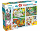 LISCIANI DISNEY OBOUSTRANNÝ MAXI PODLAHOVÝ PUZZZEL 4X48 EL.