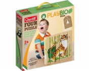 Quercetti Puzzle Ohrožená zvířata