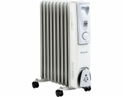 Ravanson OH-09 teplomet Vnitřní Šedá 2000 W Olejový elektrický přímotop