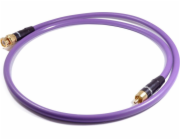 Melodika RCA (Cinch) - BNC kabel 9m fialový