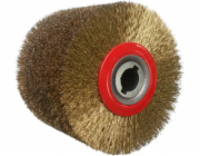 GLOB Kartáč na stárnutí dřeva z mosazného drátu 125x100x19 mm - GLOB-SZ-DRUT2-125