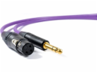 Kabel Melodika Jack 6,3mm - XLR 4m fialový