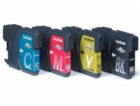 Originální sada inkoustů Brother LC-1100VALBP (azurová, p...