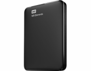 Přenosný externí pevný disk WD HDD Elements 1 TB černý (WDBUZG0010BBK-WESN)