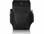 Dell Gaming Backpack 17 - Batoh na notebook - 17" - černá s duhově reflektivním předním panelem