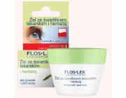 FLOSLEK Oční gel se světlíkem a čajem na oční víčka kelímek 10g