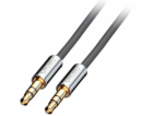 Kabel Lindy Jack 3,5mm - Jack 3,5mm 5m stříbrný (35304)