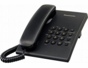 Stolní telefon Panasonic KX-TS500PDB černý