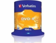 Verbatim DVD-R 4,7GB 16x 100ks (43549)