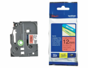 BROTHER TZE431 - kazeta TZ šířky 12mm, laminovaná TZE-431, červená/černé písmo