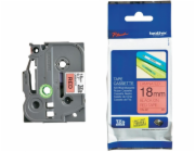 Brother TZE-441, červená/černá, 18mm Brother - TZe-441, červená / černá - 1 ks (18mm, lamin.)