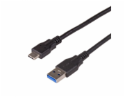 Akyga kabel USB 3.1 type C 1.0m/černá 