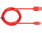 KABEL I-BOX USB 2.0 TYP C, 2A 1M ČERVENÝ