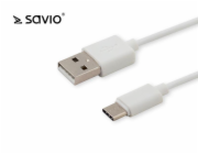 Kabel USB - USB typ C 5A 1m CL-126 White