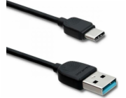 Qoltec USB kabel USB 2.0 kabel Qoltec USB typ C samec | USB A samec | 1,2 m | Černá