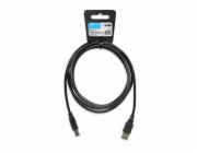 iBox IKU2D USB kabel 1,8 m USB 2.0 USB A USB B Černá