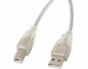 Lanberg USB 2.0 AM-BM 3M USB kabel (CA-USBA-12CC-0030-TR)