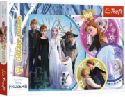 Puzzle Trefl 100 ks. Třpytky v záři lásky Frozen 2
